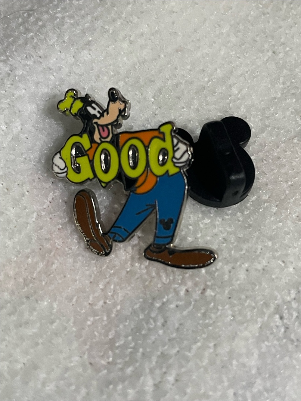 Disney Goofy Hidden Mickey “Good” Trading Pin